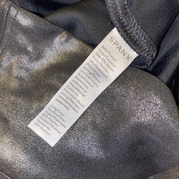 SPANX Leggings Womens Small Petite Black - Picture 5 of 13